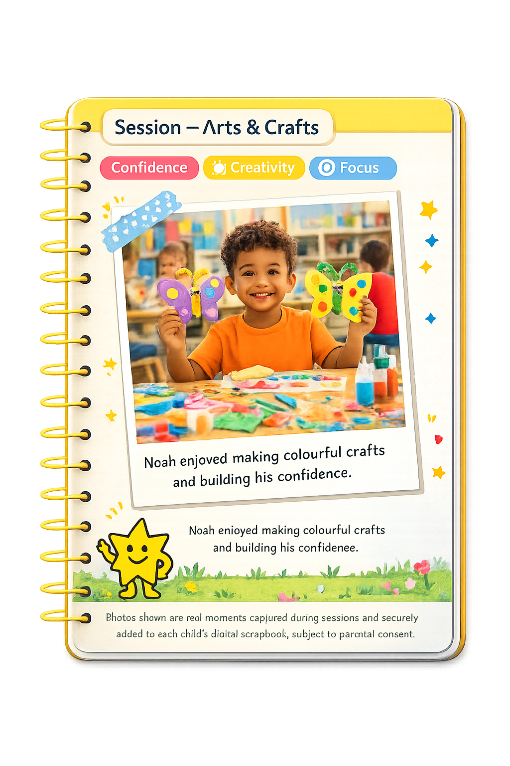 Scrapbook activity preview